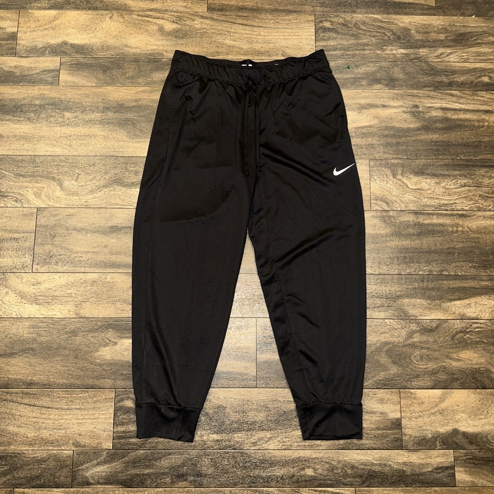 Nike Dri-FIT Athletic Training Pants Tapered Joggers Women's Medium Black Gym
